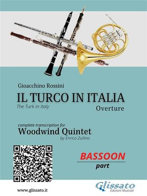 cover image of Bassoon part--Il Turco in Italia for Woodwind Quintet